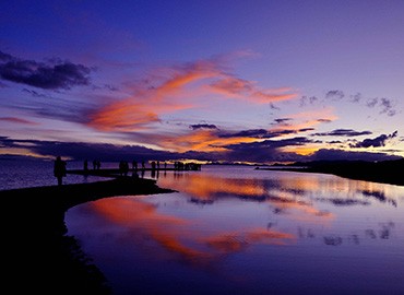 Namtso, located in the central Tibet autonomous region, is the second largest lake in Tibet.