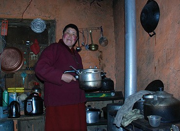 The life of nuns in Tidrum Nunnery is simple and unadorned.