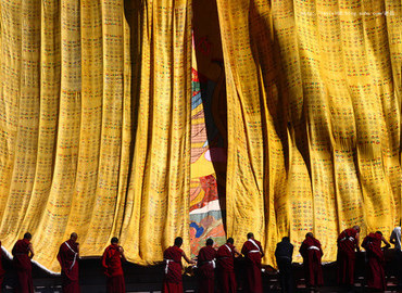 Ganden Thangka Showing Festival 5 Ganden Thangka Showing Festival 5