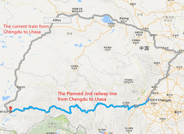 A 2nd Railway from Chengdu to Lhasa is Underway A 2nd Railway from Chengdu to Lhasa is Underway