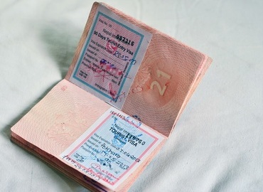 a sample of Nepal Visa a sample of Nepal Visa